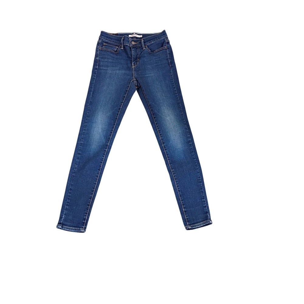 Levi's 710 Super Skinny Jeans Medium Wash Blue Denim WaterLess NWOT 27 4